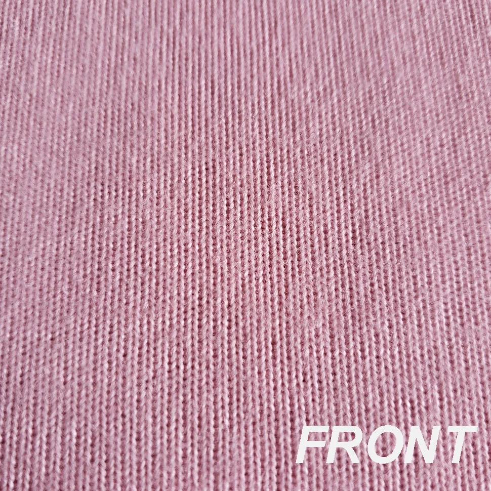 
Pink TR Hacci Knit Jersey Fabric Double Brushed Poly Spandex 230GSM Fabric For Sweater 
