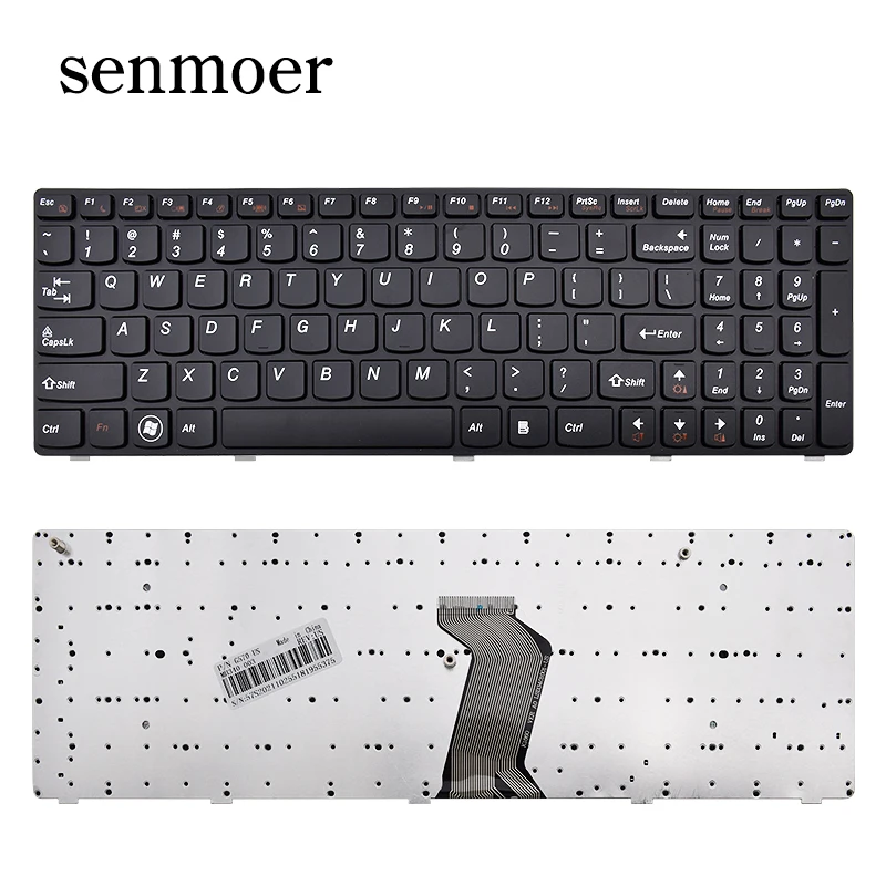 New Laptop Keyboard for Lenovo G570 G575 G575GX G575GL Z565 Z560 G770 US Keyboard Factory Price OEM INDIA Indonesia Shop