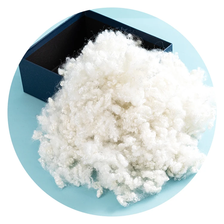 Factory Supplier hollow conjugated siliconized polyester recycled staple fiber made in China