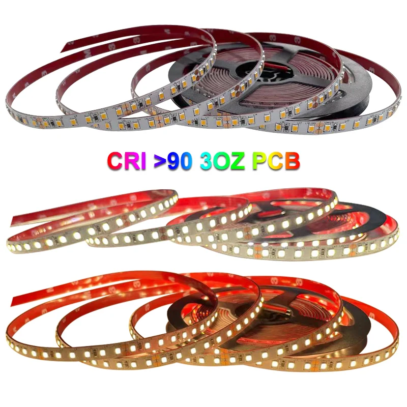  Индивидуальная печатная плата 3oz high cri 90 26-28lm СВЕТОДИОДНАЯ лента smd 2835 5 мм 8 2700K 3000K 4000K
