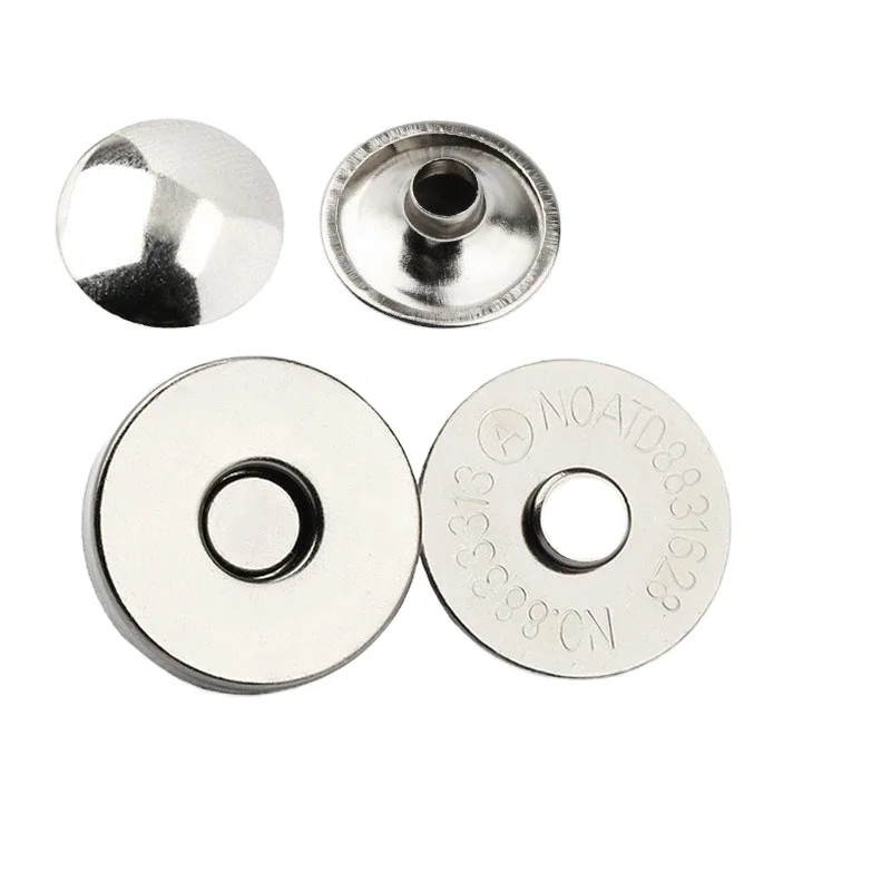 thick magnetic buttons Metal Mag Snap for handbags