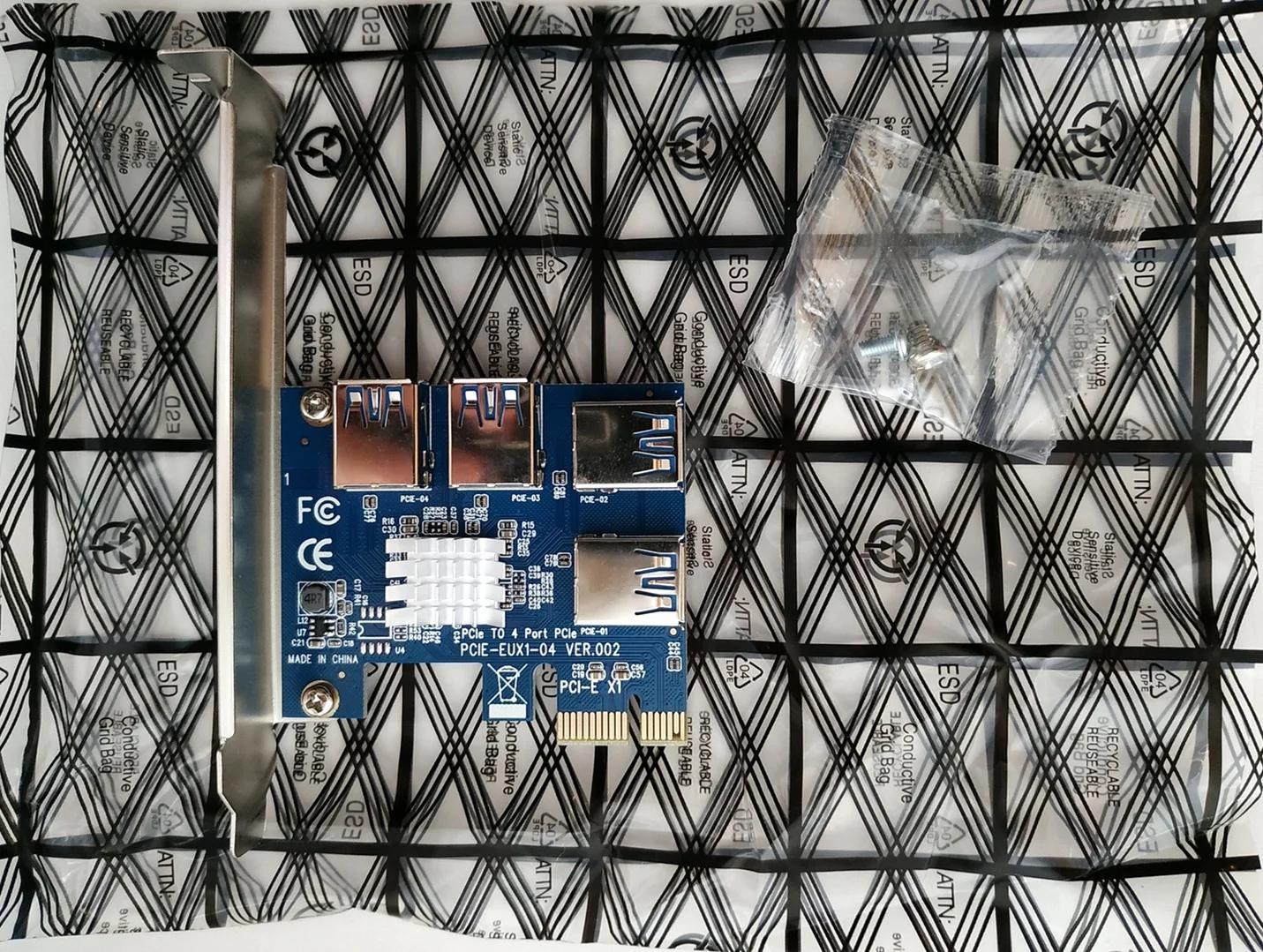  4 порта USB 3 0 Райзер-карта PCI-E от 1 до PCI Express 16X слот внешний адаптер PCIe порт множитель карты для майнинга