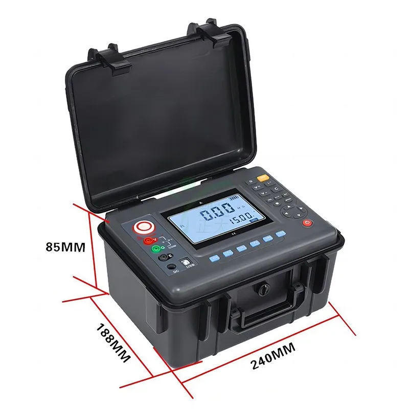 10kV Digital High Precision 5KV 10kV Digital Insulation Tester Meggar 10kV
