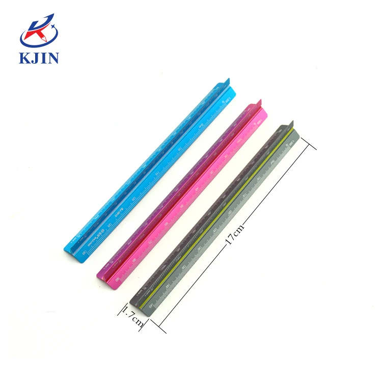 30cm stainless steel scale ruler Aluminum  triangle  ruler