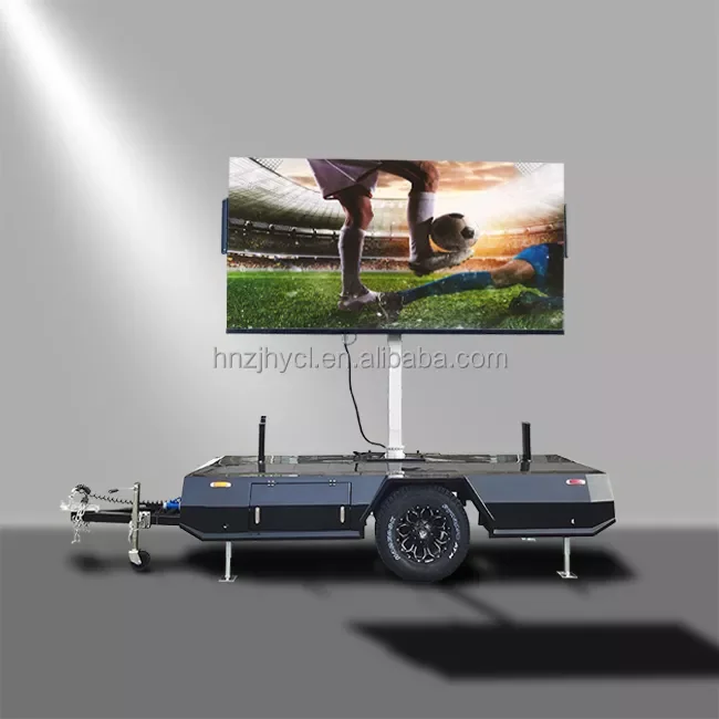 P3.91 LED Display Trailer Waterproof Full Color Led Screen Mobile LED Advertising Billboard Trailer