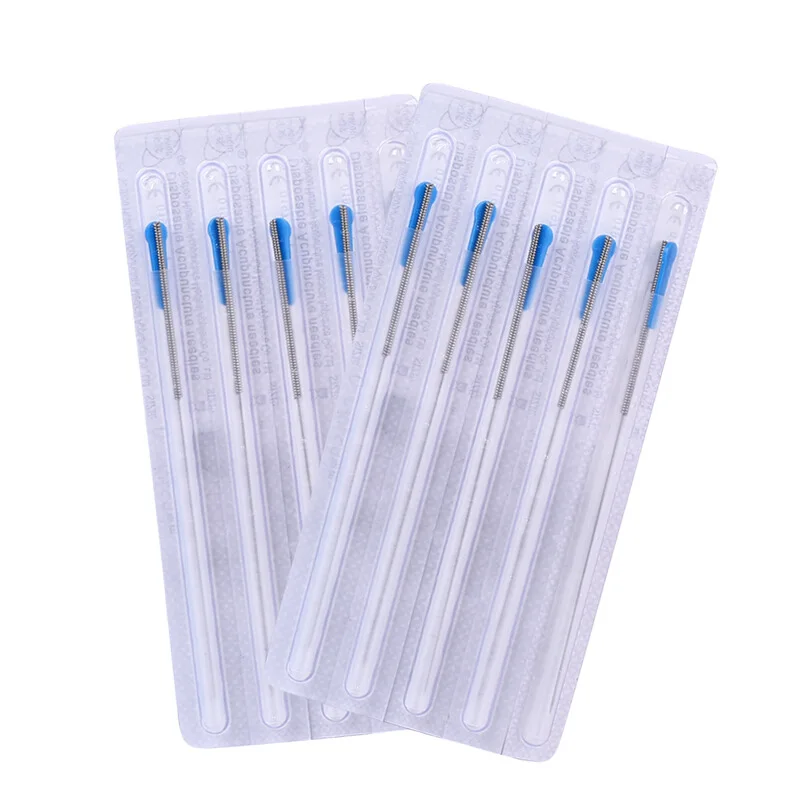 HUANQIU Sterile Deisposable Acupuncture needle sterile individually wrapped disposable acupuncture needles with tube