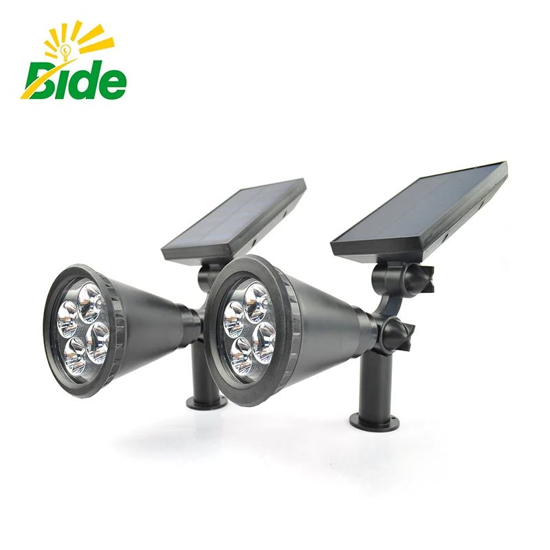 
High Quality Outdoor Solar Power Led Landscape Light Adjustable Spotlight Flood Light for Lawn 