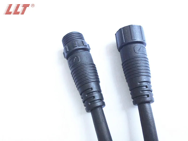 LLT M16 waterproof ac dc power adapter connector with 2 3 4 pin
