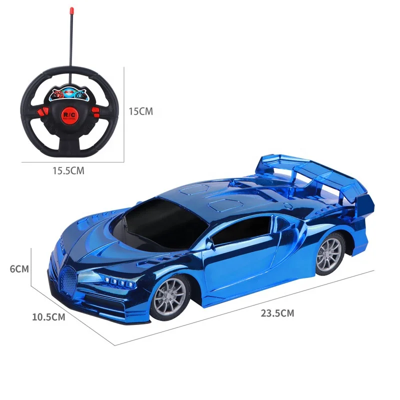 rc sport vehicle toys 4 channel electroplate model cars 1/18