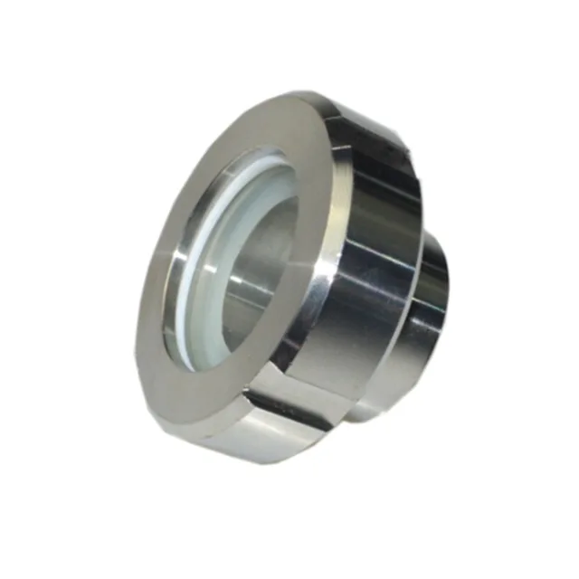 Food Grade sanitary SS304 flange sight glass/round type union sight glass manufacturer