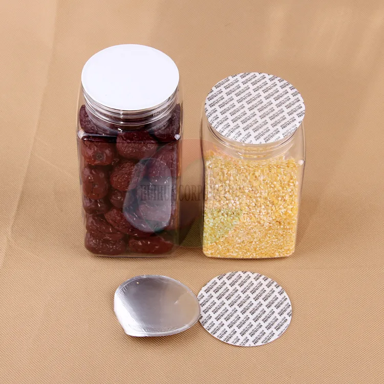 Food Grade Square Shape PET Airless Plastic Jar Container