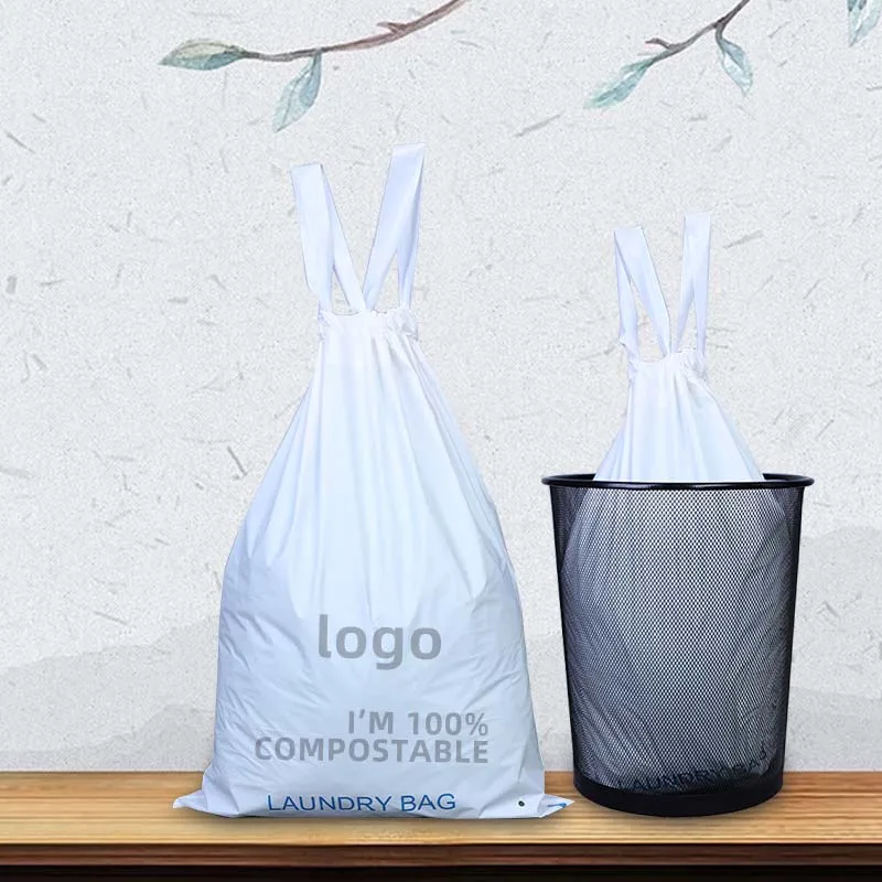 Household large Capacity and Quick Delivery Plastic 30L 50L Colourful Draw-String Trash Bags Bin Garbage Bag Kitchen Trash Bag