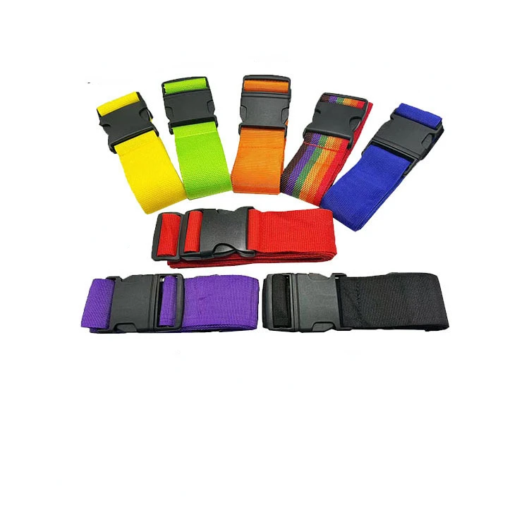 2023 Sturdy Travel Suitcase Luggage Belt Strap Belt Conveyors For Luggage Transport At The Airpor With Plastic Buckle