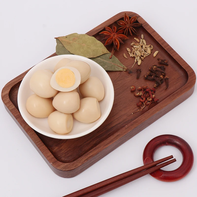 Plain quail eggs without shell canned quail egg barbecue chaffy dish with quail eggs