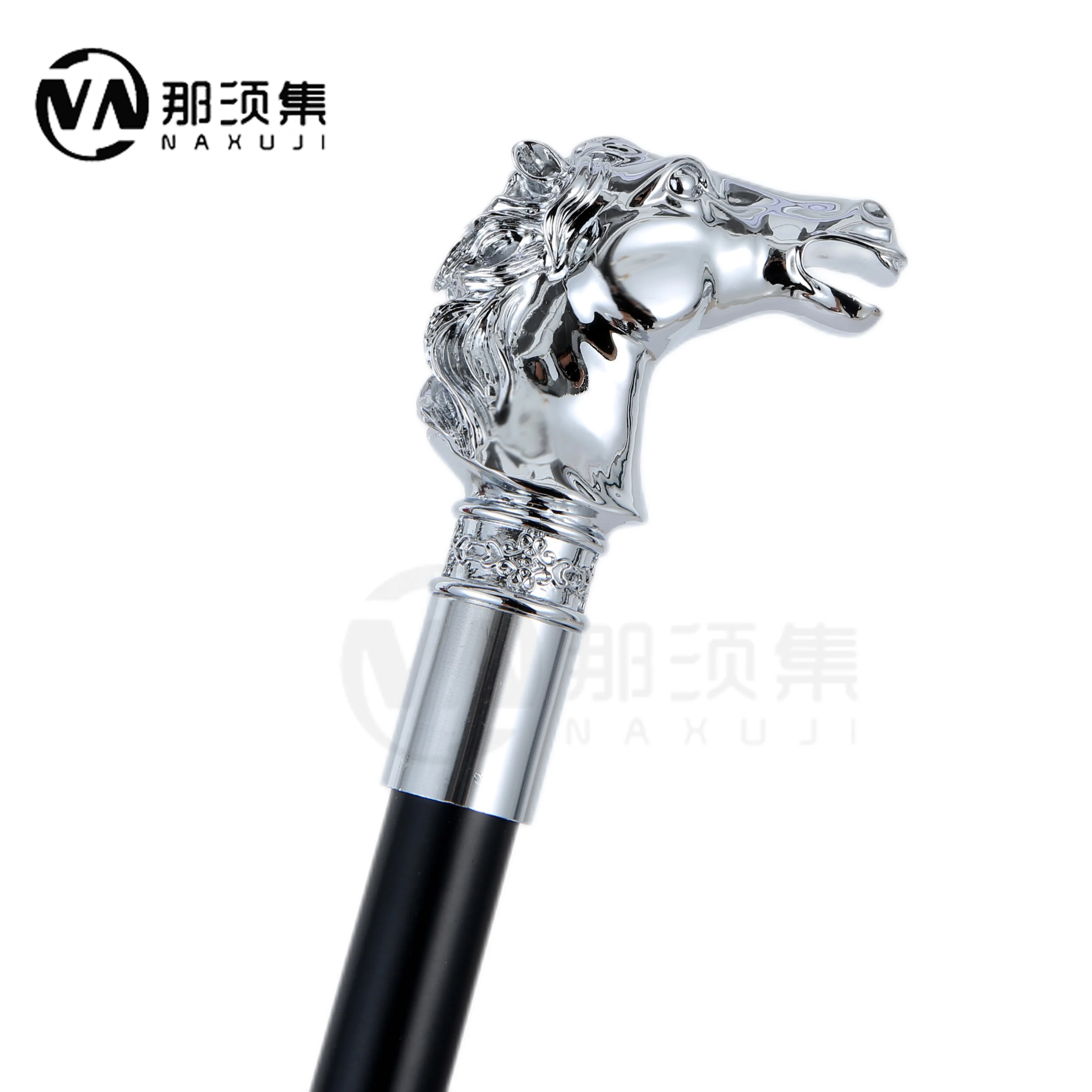 New designDelicate dragon horse head handle model Luxury Walking Sticks Party Fashion Stick Decorative Cospaly Cane Crosier 96cm