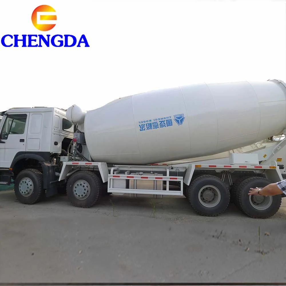 Used 8x4 Driving Wheel Concrete Mixer Truck For Sale