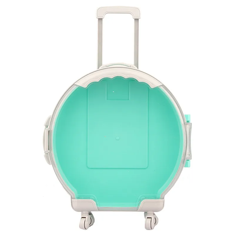 Cosmetics small suitcase box mini luggage case for lip gross eyelash suitcase packaging box vendor