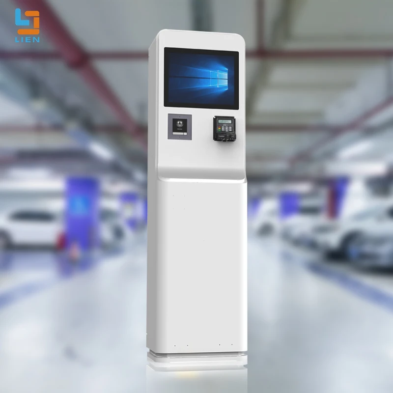 Smart Outdoor Parking Payment Self Parking Ticket Machine Car Wash Payment Kiosk Support Credit Card