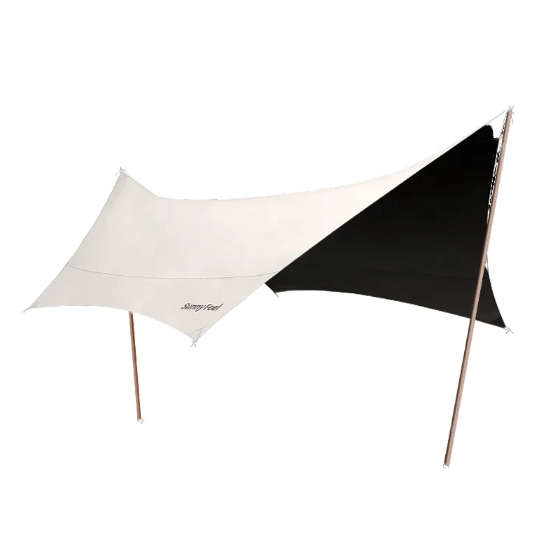 SunnyFeel 300x400x240cm Sports Air Domes Blackout Canopy Tent with Polygon Design PU Coated Aluminum Alloy Poles