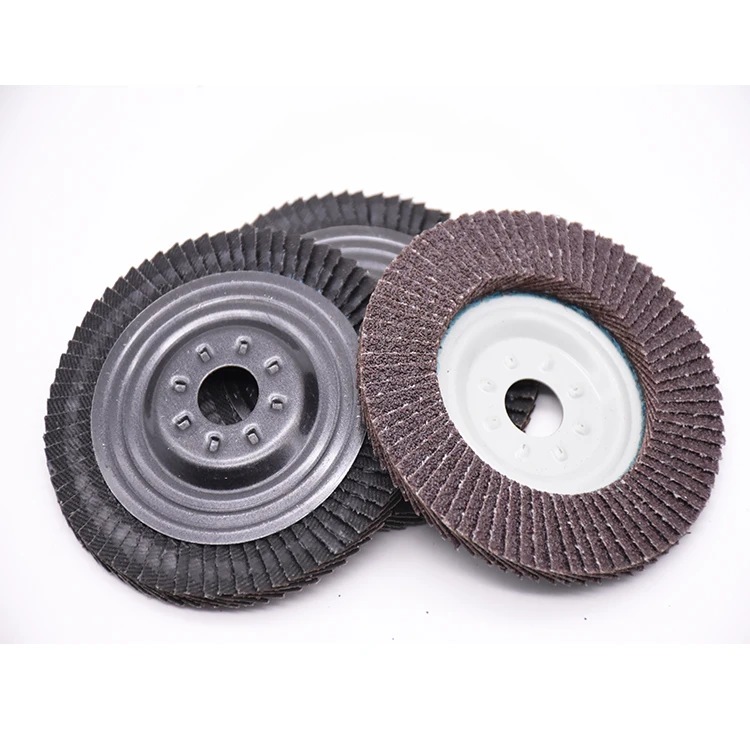 4inch Iron Backing Aluminium Oxide Flap Disc Metal And Stainless Steel Grinding Disc 100X16MM