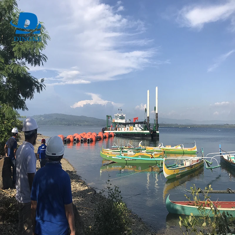 DINGKE Customized small hydraulic cutter suction sand dredger from Weifang