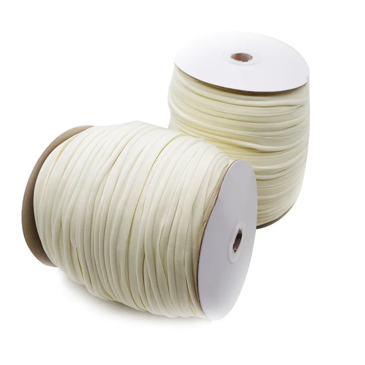 Manufacturer Custom 13mm Satin Piping Insertion Bias Cord Binding Tape for Clothing and Bags