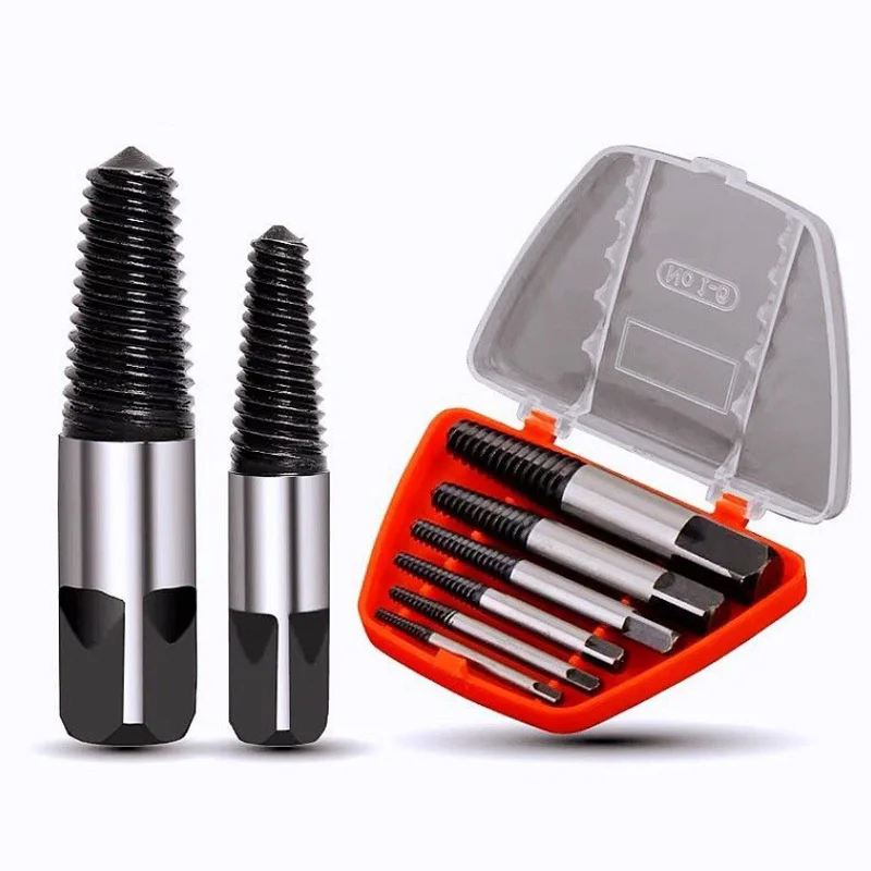 PEXMIENTAS Speed Out Removal Hand Tools Easy Out Drill Bits High Quality Screw Extractor Screw Extractor Set