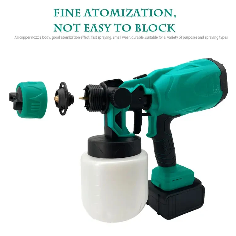 2024 New Battery Power Garden Watering Pressure Trigger Sprayer 21V Paint Spray Gun