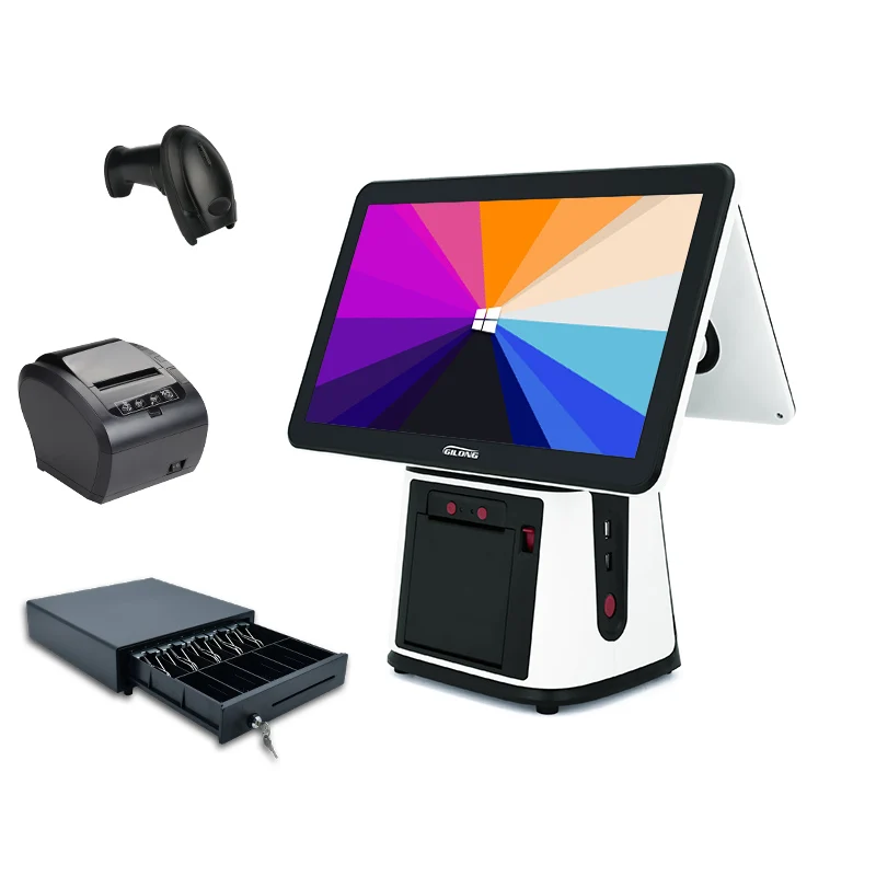 Розничная продажа POS-машина POS-система POS-терминал Android сенсорный компьютерный интегрированный Автоматический Резак Термопринтер