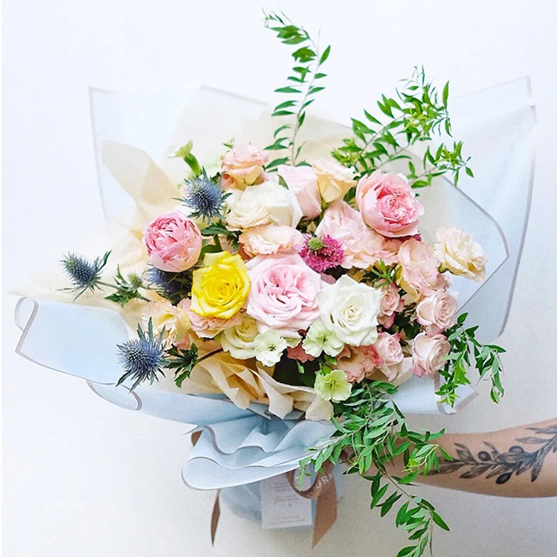 Flower wrapping film Phnom Penh matte paper waterproof packaging material