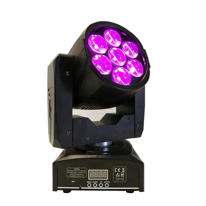 Led Moving Head Mini Dmx Wash Zoom 4in1 Rgbw 7x15w Led Moving Head
