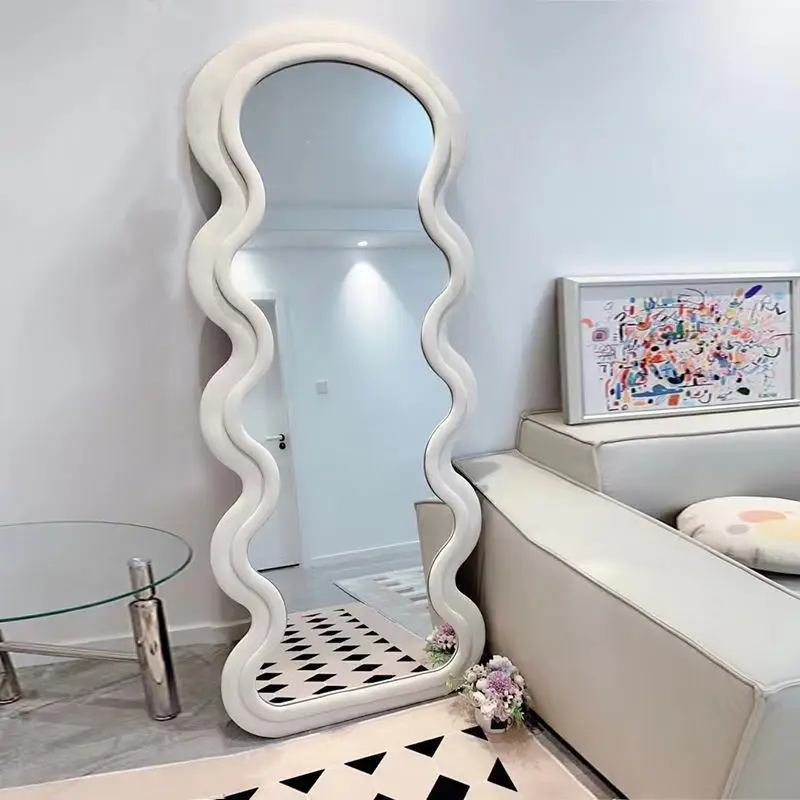 High Quality China Home Gym Mirror Silver Wall Decorative Mirror Frame for Modern Home Living Room Cosmetic Decor Mirror