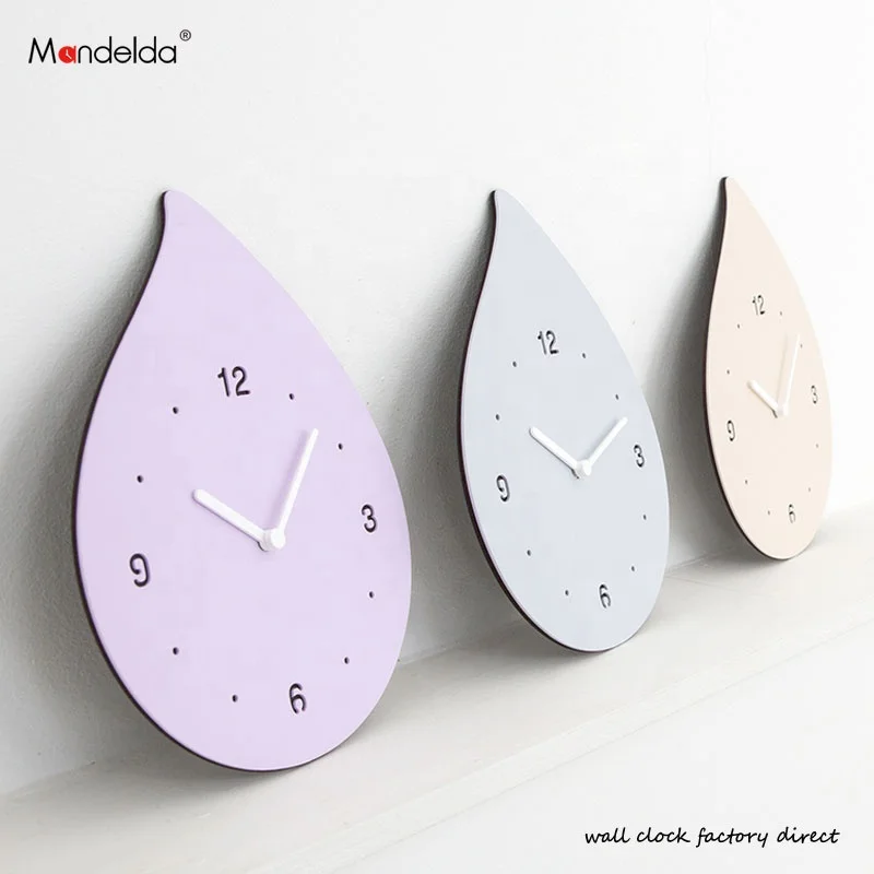 Mandelda Modern 3d Stock Wall Clocks For Home Decor, Minimalist Simple Drop Wall Watch For Cute Clocks Kids Western Clocks Art