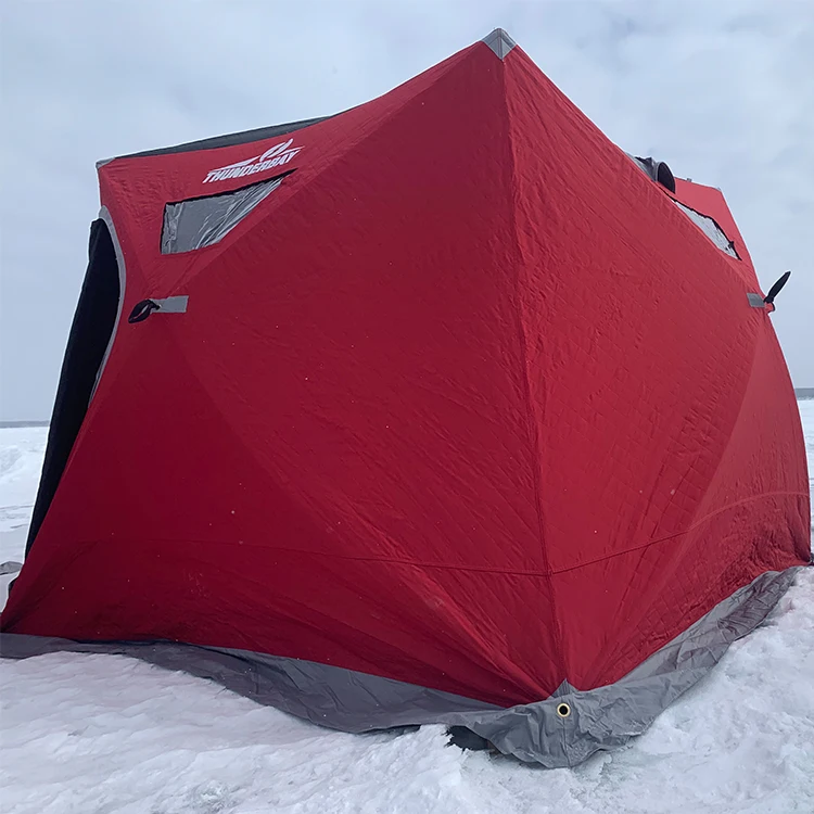 Ice Карп Pop Up Кемпинг утепленная кубика льда Рыбалка Укрытие от 3 до 4 человек