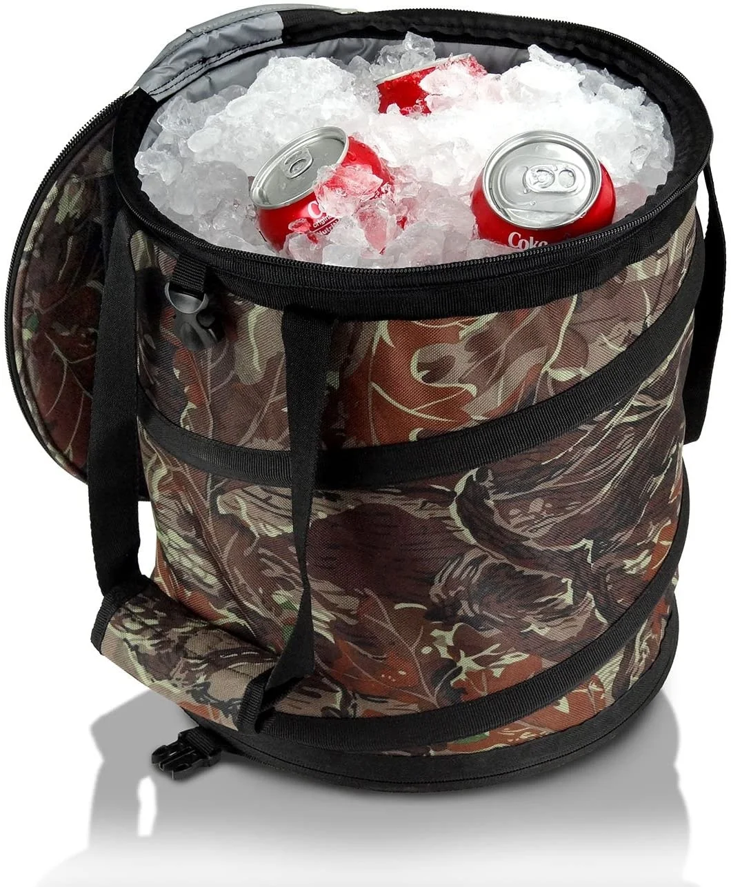 
Outdoor Insulated Collapsible Picnic Bag Waterproof Folding Beer Cooler Organizer 24 Can Pop Up Cooler 