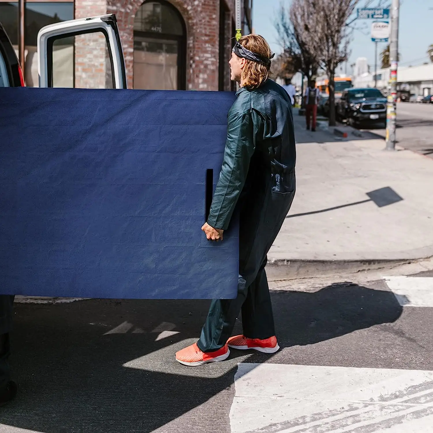 Heavy Duty Waterproof Full Size Handles Strong Zipper Mattress Moving and Storage Bags Mattress Covers