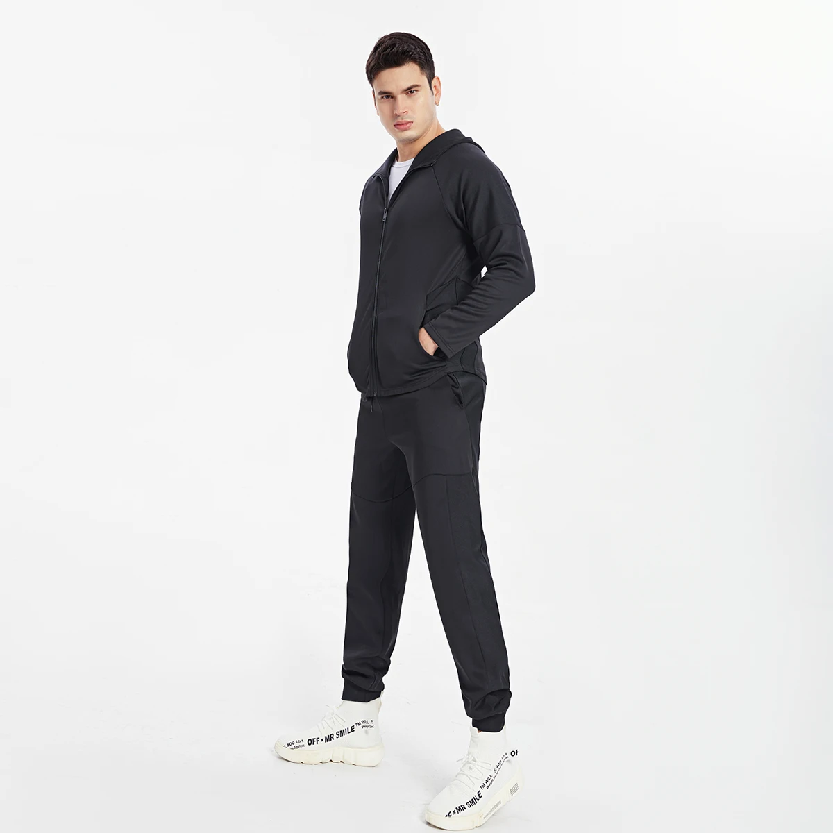 New Sports Jackets 2 Piece Set Jogger Suit Fitness Sweatsuit Custom Tracksuits for Men