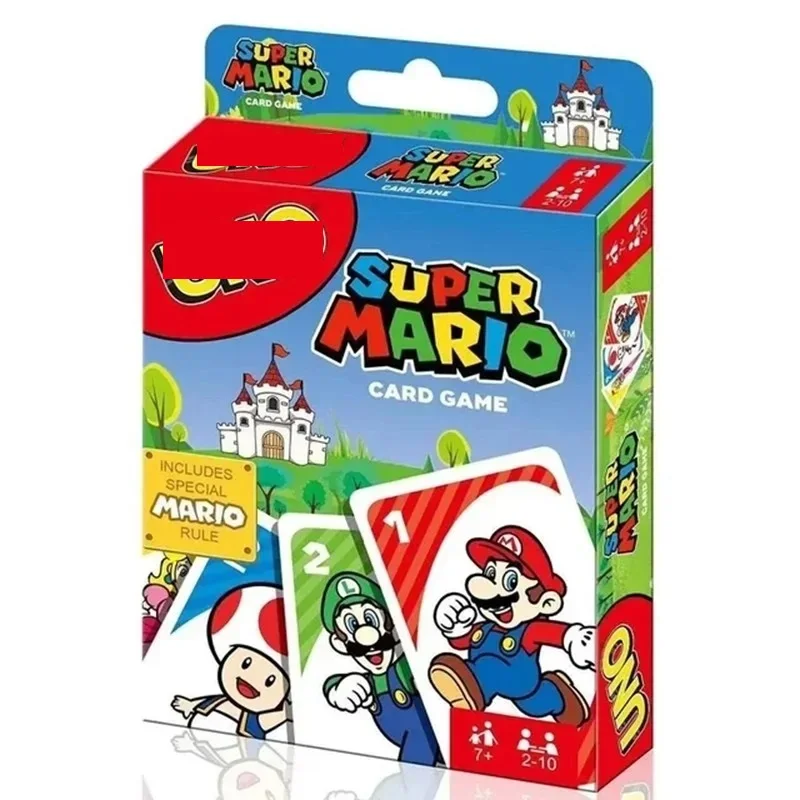 Mattels UNOS Minecrafts Mario Card Game Multiplayer UNOES FLIP NO mercy Card Game Family Party Games Toys Kids Toy Playing Cards