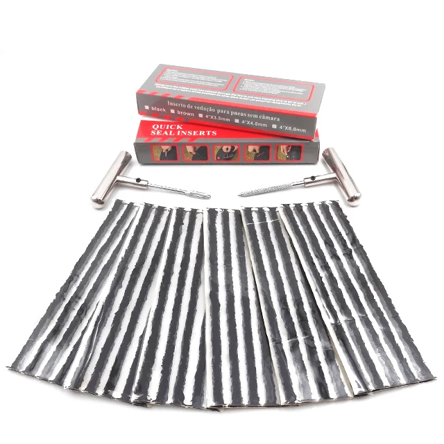 6*100mm Quick Insert Soft Tyre Radial Vulcanized Puncture Hot Tire Seal String products of vulcanized tires