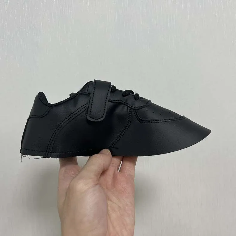 Popular high quality footwear upper new design pu sport shoe upper