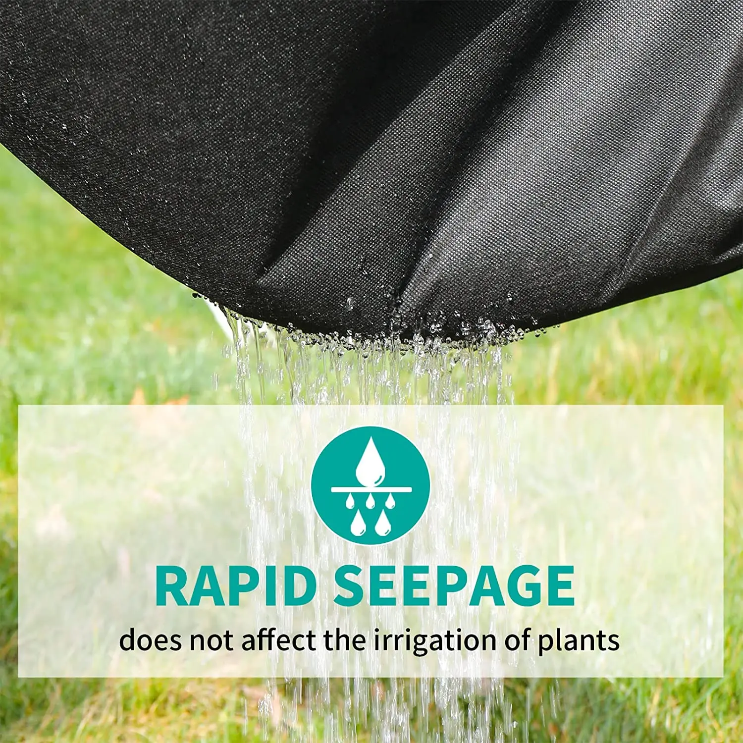 Garden Weed Barrier Landscape Fabric Non Woven Fabric Ground Cover Heavy Duty Weed Cloth Lawn Fabric Outdoor Weed Mat