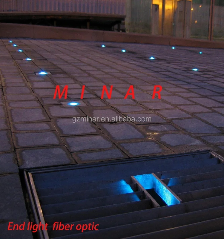 Fiber optic Light Waterproof Stainless Steel Buried End Fittings Underwater End Pieces