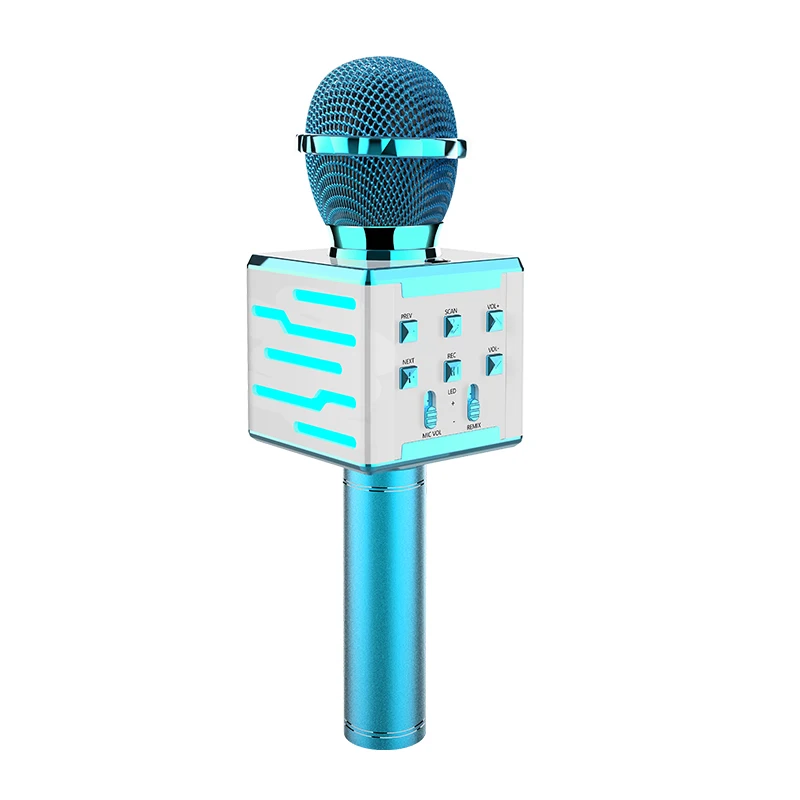 DS-868 Karaoke Microphone Portable Magic Sound Karaoke Microphone With Speaker Microphone Condenser Support TF Card
