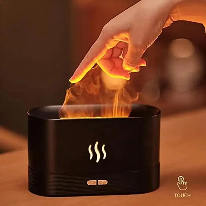 Beeman 3d Flame Air Diffuser Flame Humidifier Usb Desktop Candle Light Aroma Diffuser With Night Light Aroma Diffuser