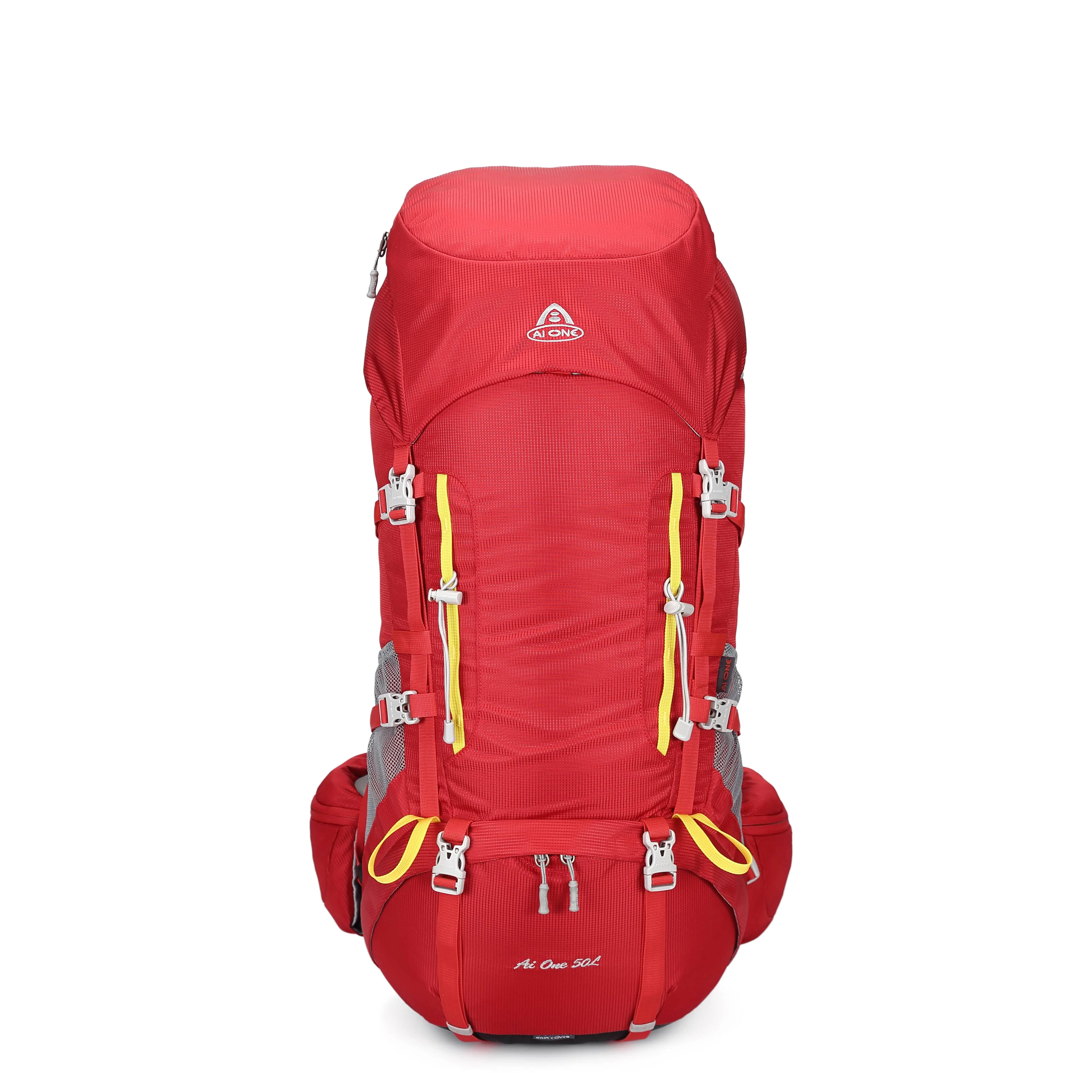 Aione 50L Hiking Backpack, Water Resistant Lightweight Outdoor Sport Daypack Travel Bag for Camping Climbing Touring