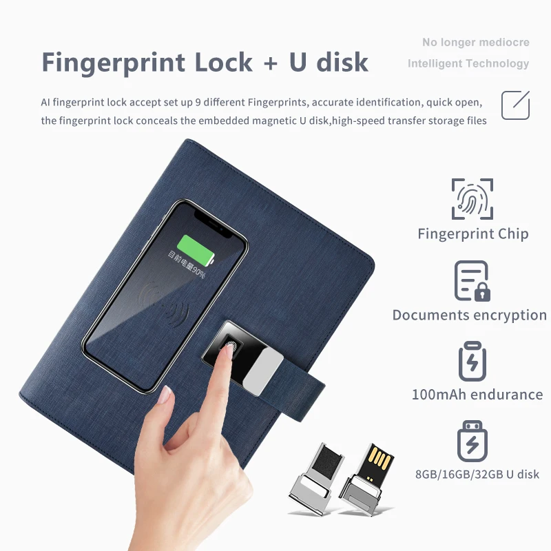 2024 Personalized Business Gift Wedding Video Book With Power Bank 7 Inch LCD Display