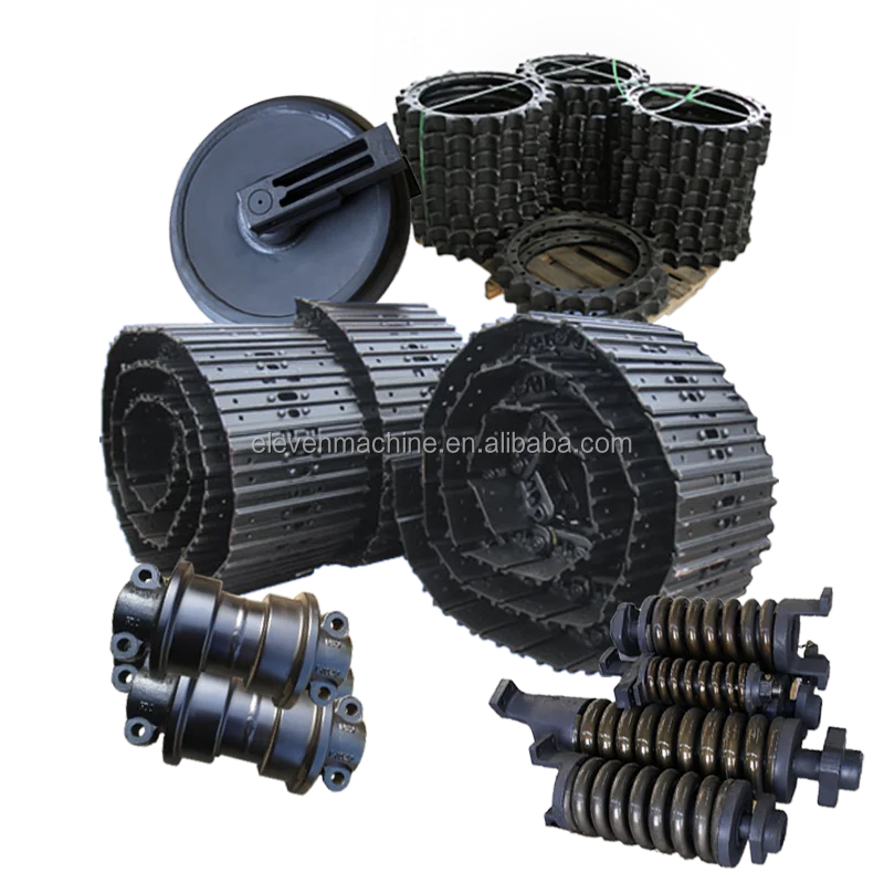 Factory Wholesale undercarriage spare parts track shoes excavator bulldozer pc200 d6r roller sprocket idler assy wheel
