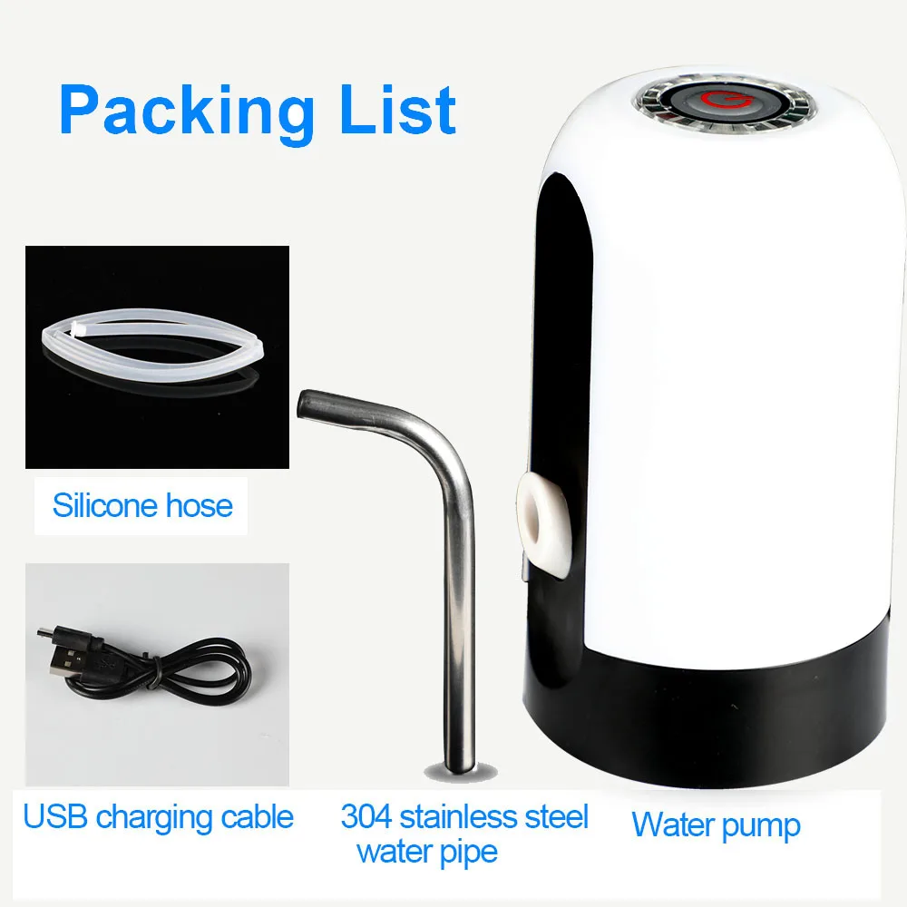 USB Charge Automatic Portable Water Dispenser Drink Dispenser Home Gadgets Water Bottle Pump Mini Barreled Water Electric Pump