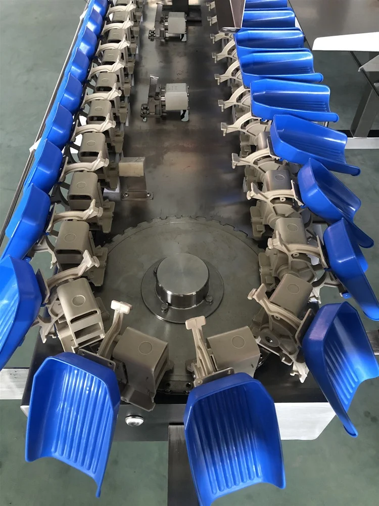 Chicken Product Shrimp Sorter for Fish Accurate Automatic Weight Sorting Machine Meat Processing Machinery Weigh Grading Machine