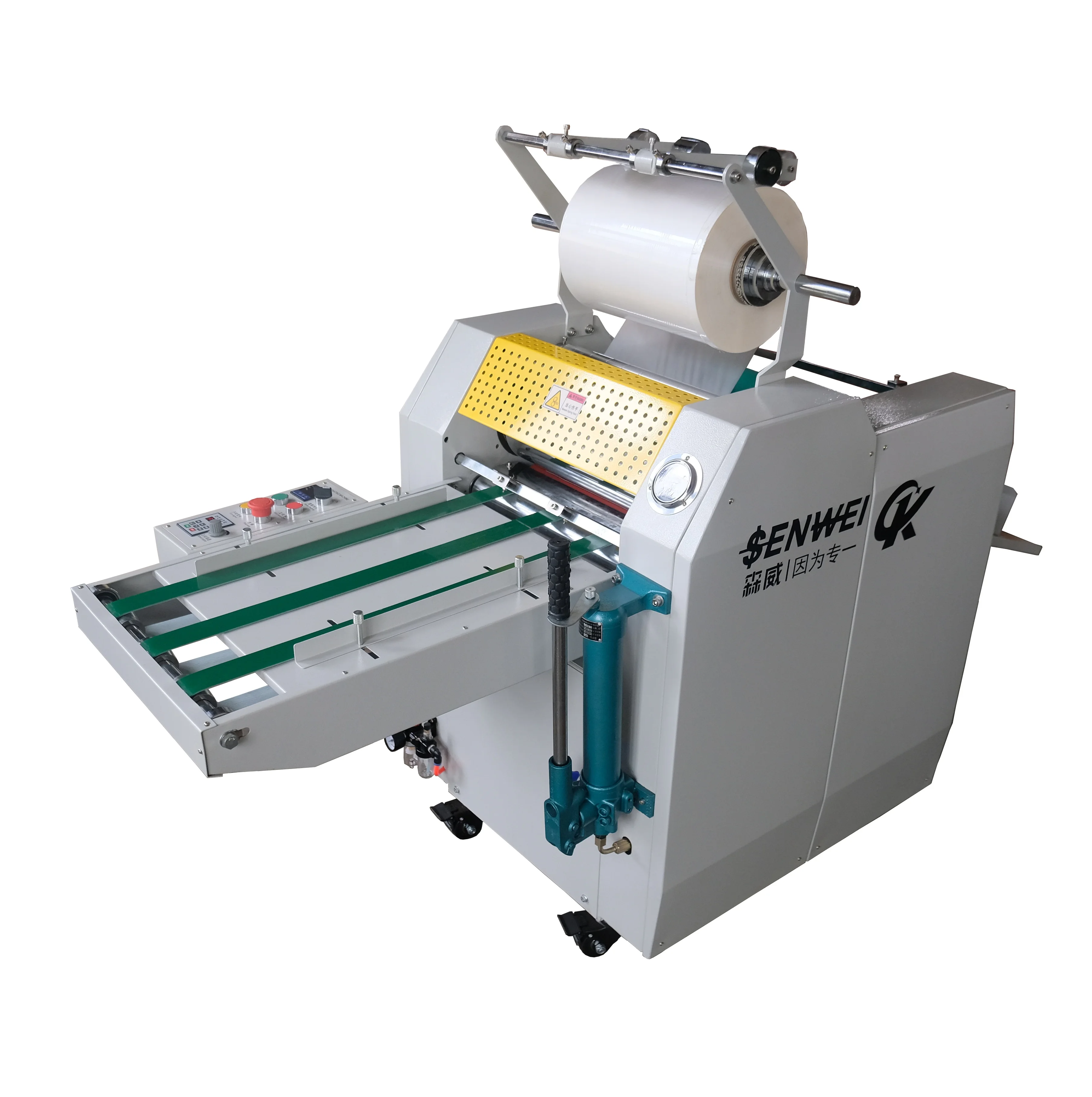 SWFM390C Heavy Duty полу-автоматическая Одиночная сторона гидравлические машины для производства бумажных ламинатов